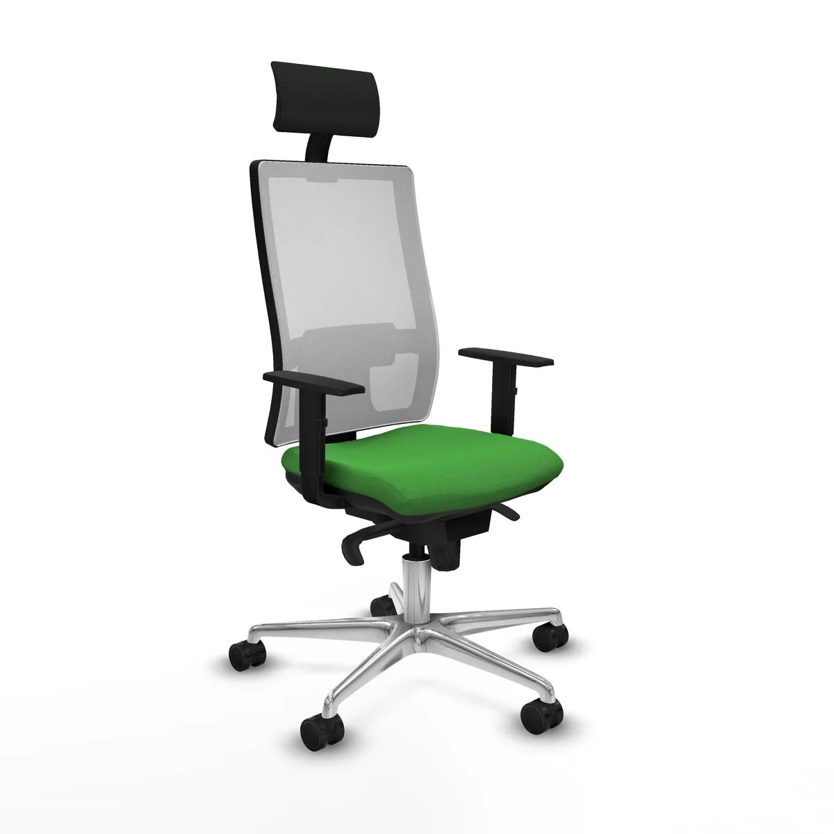 SILLA DE OFICINA PIQUERAS Y CRESPO 1D086N1 VERDE