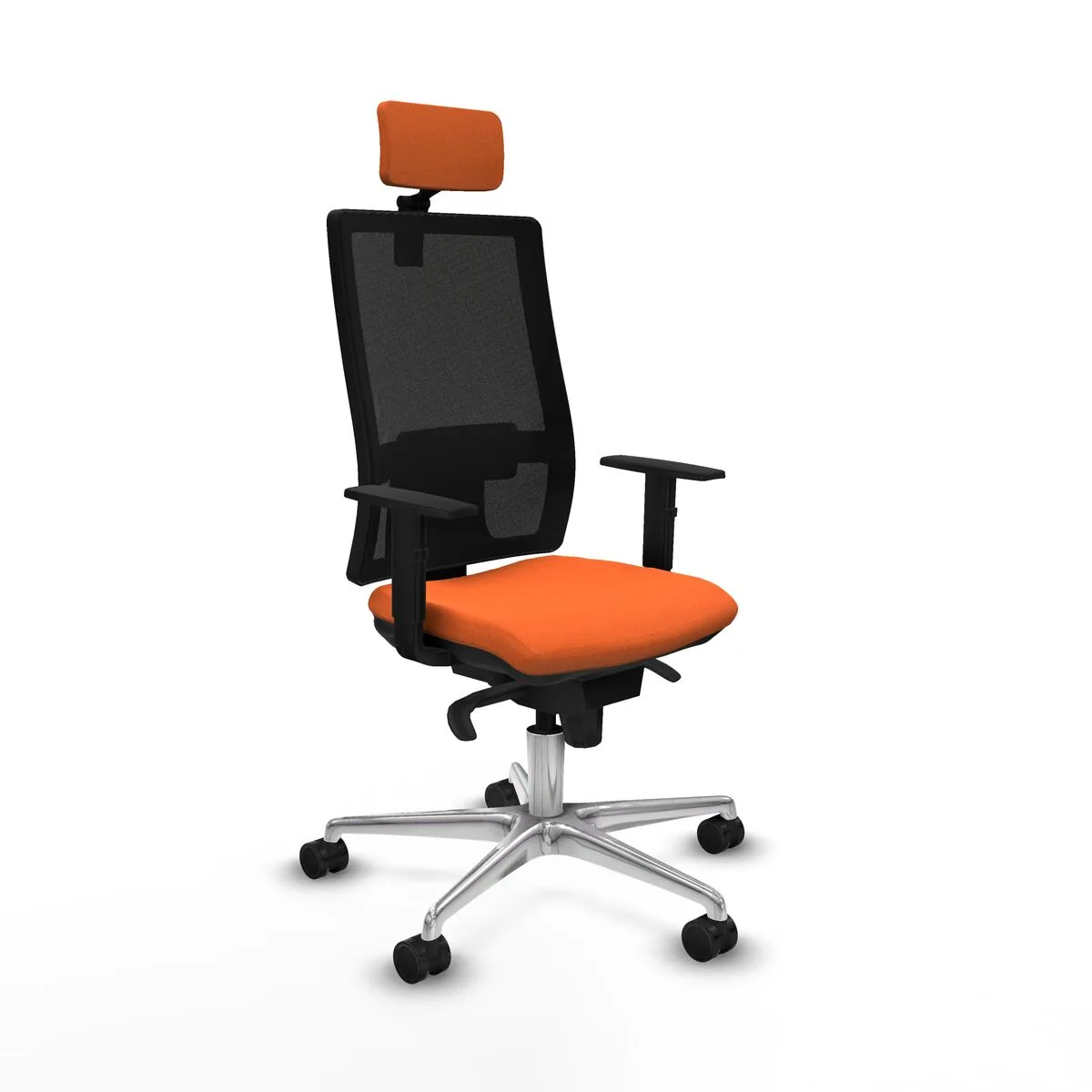 SILLA DE OFICINA PIQUERAS Y CRESPO 1D086N2 NARANJA