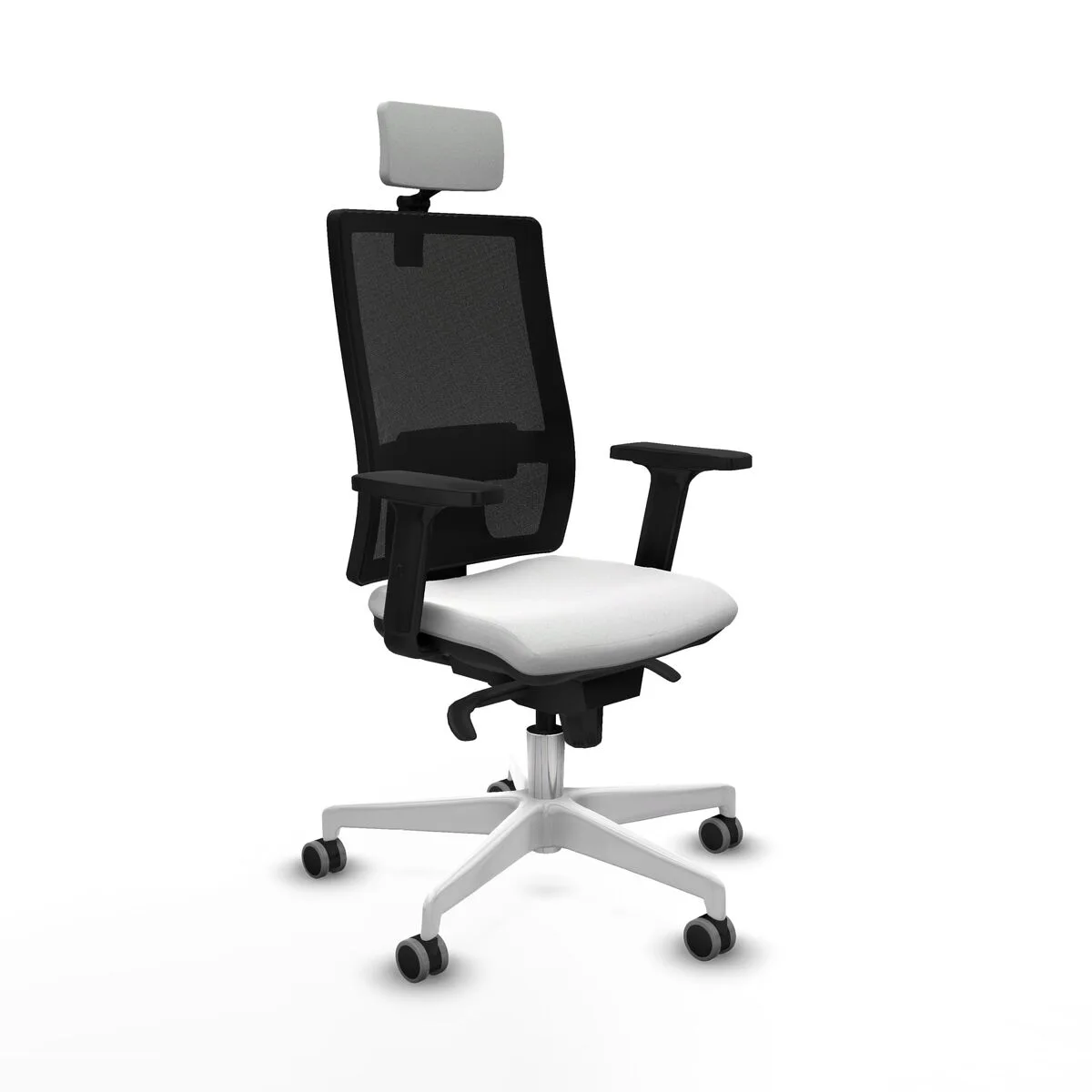 SILLA DE OFICINA PIQUERAS Y CRESPO 2D026G2 BLANCO