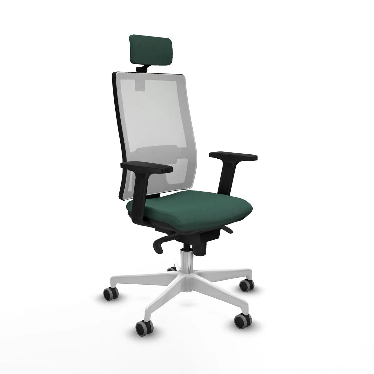 SILLA DE OFICINA PIQUERAS Y CRESPO 2D026G2 VERDE