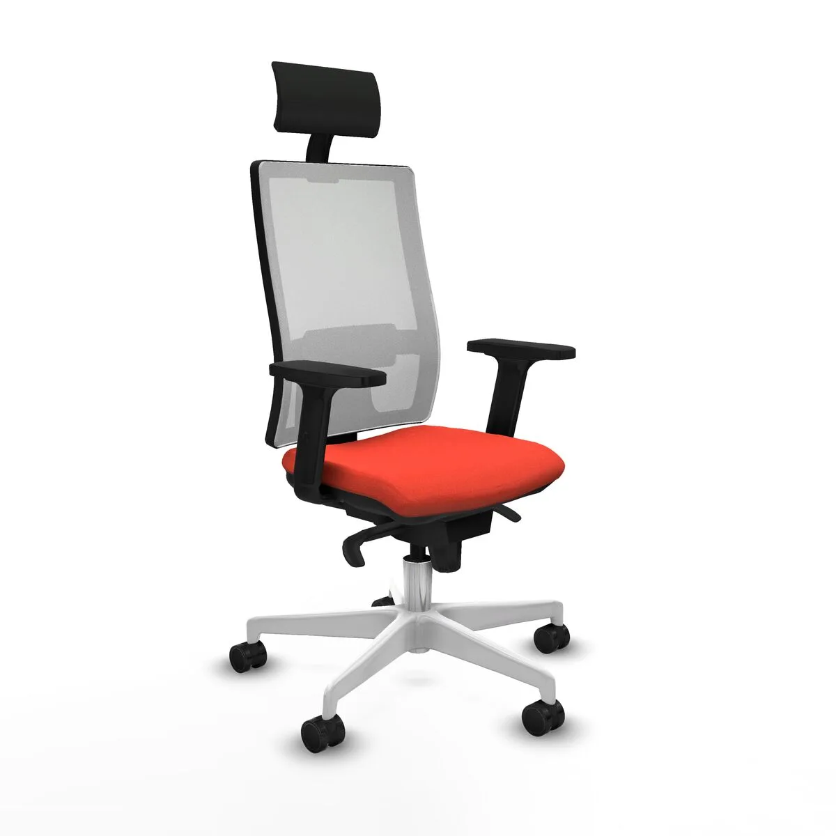 SILLA DE OFICINA PIQUERAS Y CRESPO 2D026N1 NARANJA OSCURO