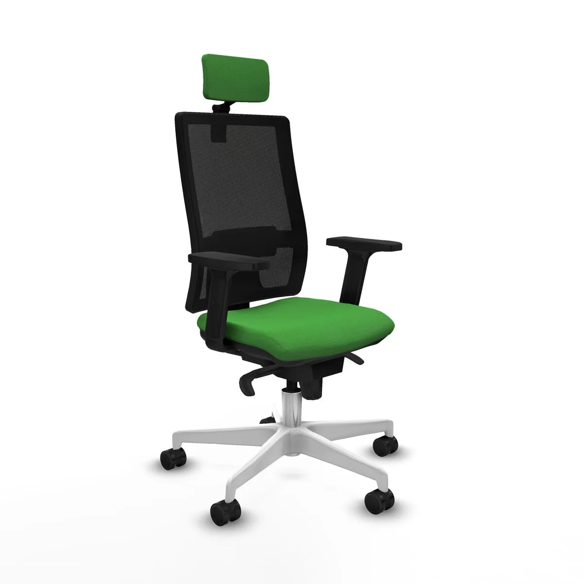 SILLA DE OFICINA PIQUERAS Y CRESPO 2D026N2 VERDE
