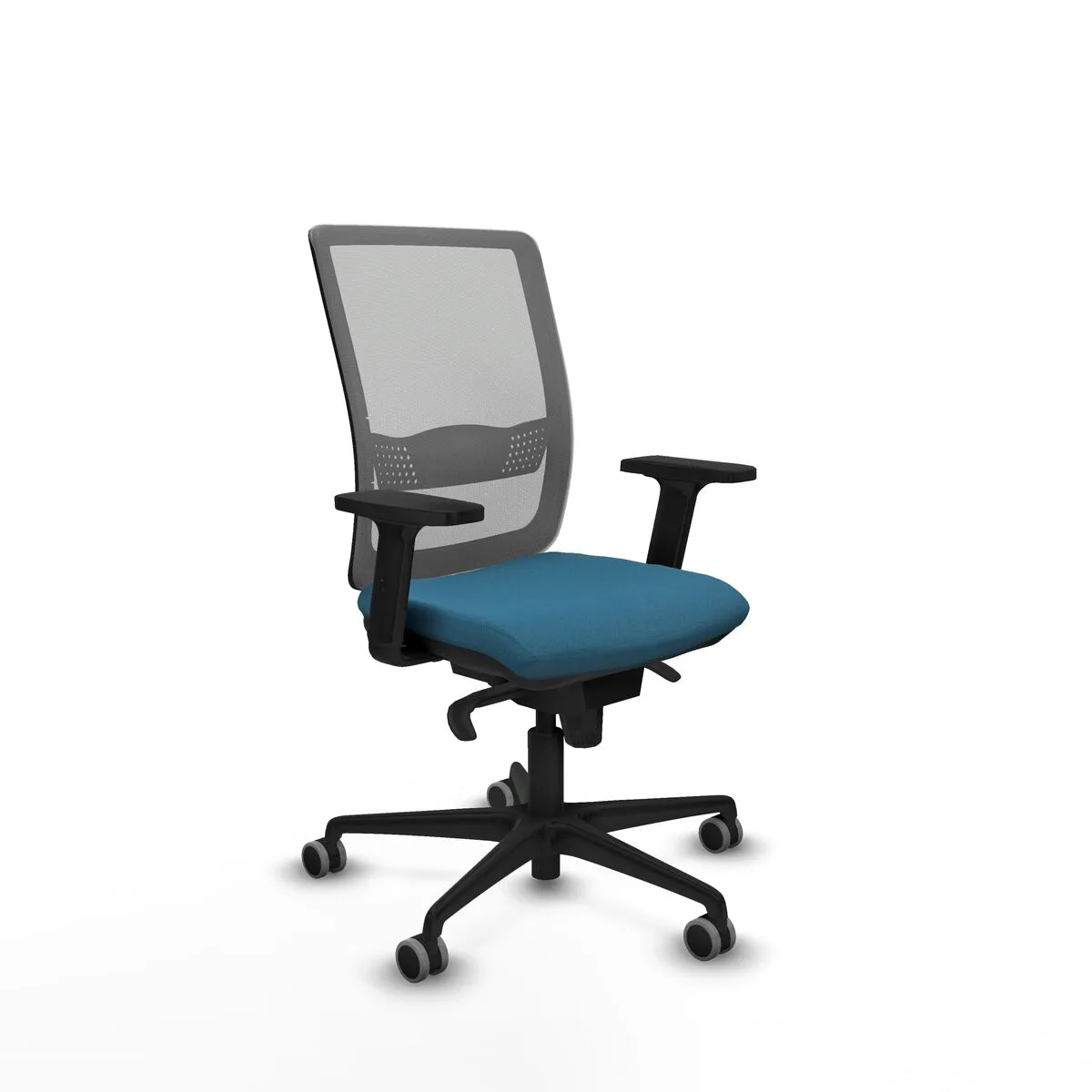 SILLA DE OFICINA PIQUERAS Y CRESPO 2D036G0 GRIS VERDE PETRÓLEO