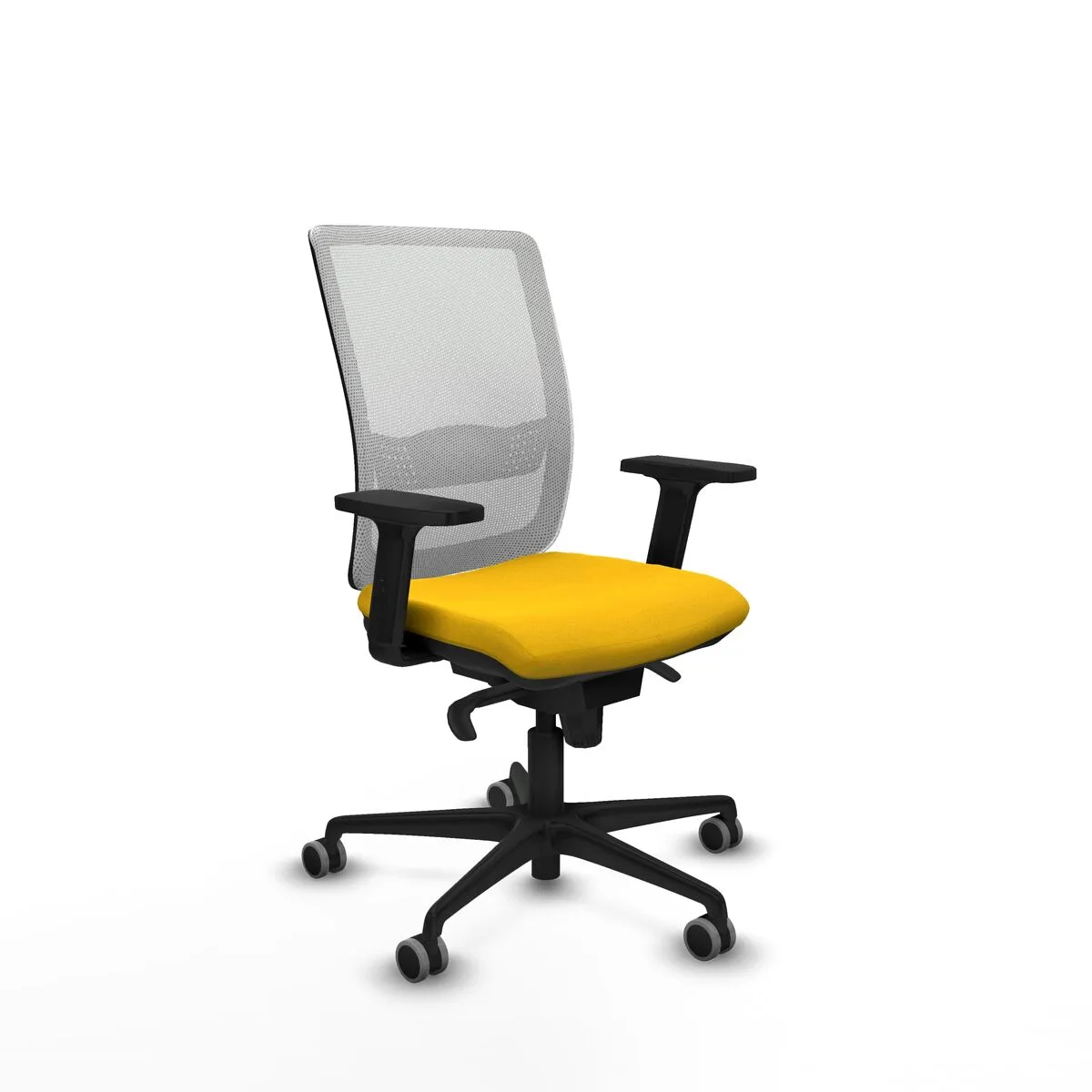 SILLA DE OFICINA PIQUERAS Y CRESPO 2D036G0 AMARILLO