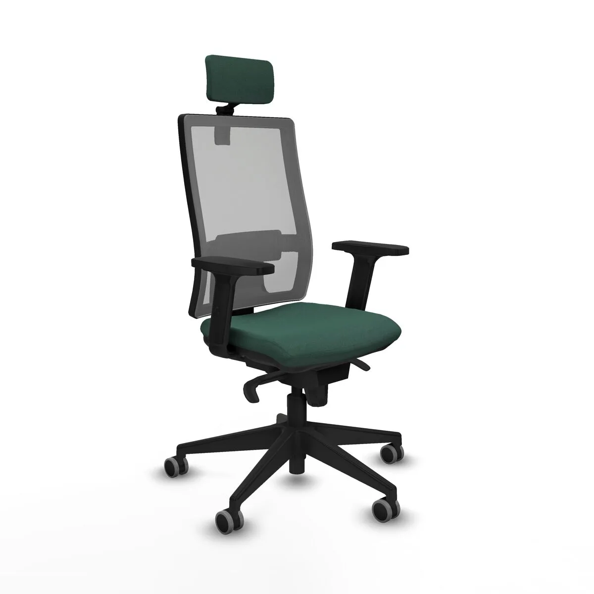 SILLA DE OFICINA PIQUERAS Y CRESPO 2D066G2 VERDE