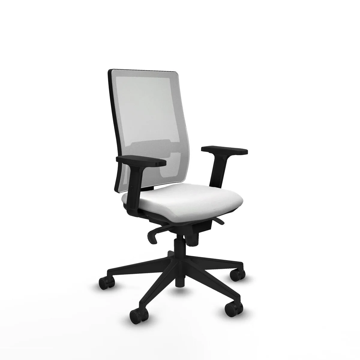 SILLA DE OFICINA PIQUERAS Y CRESPO 2D066N0 BLANCO