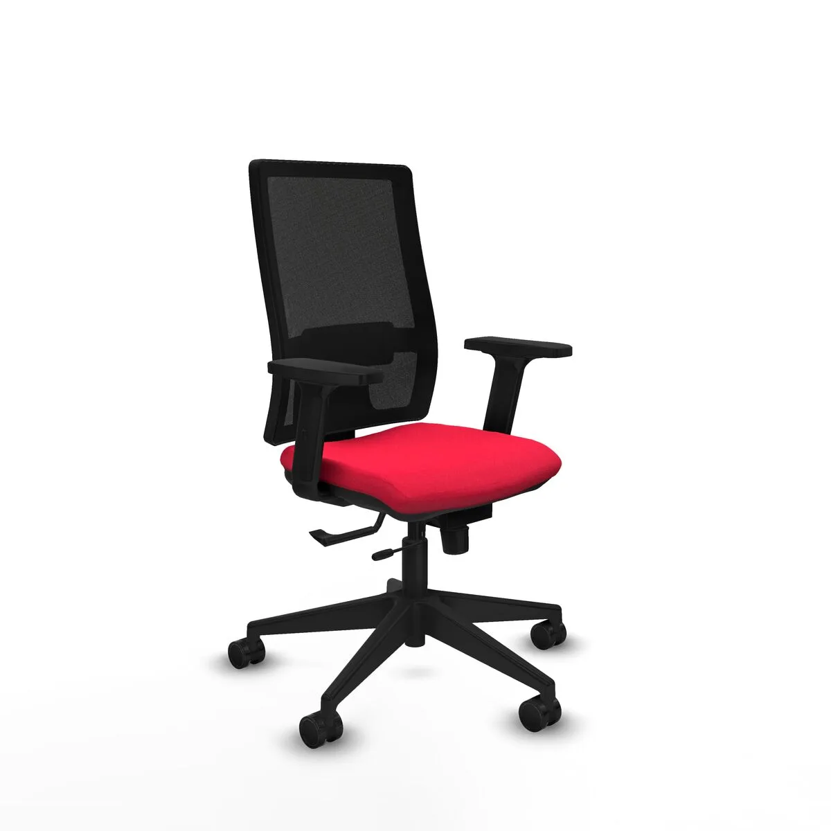 SILLA DE OFICINA PIQUERAS Y CRESPO 2D066N0 ROJO