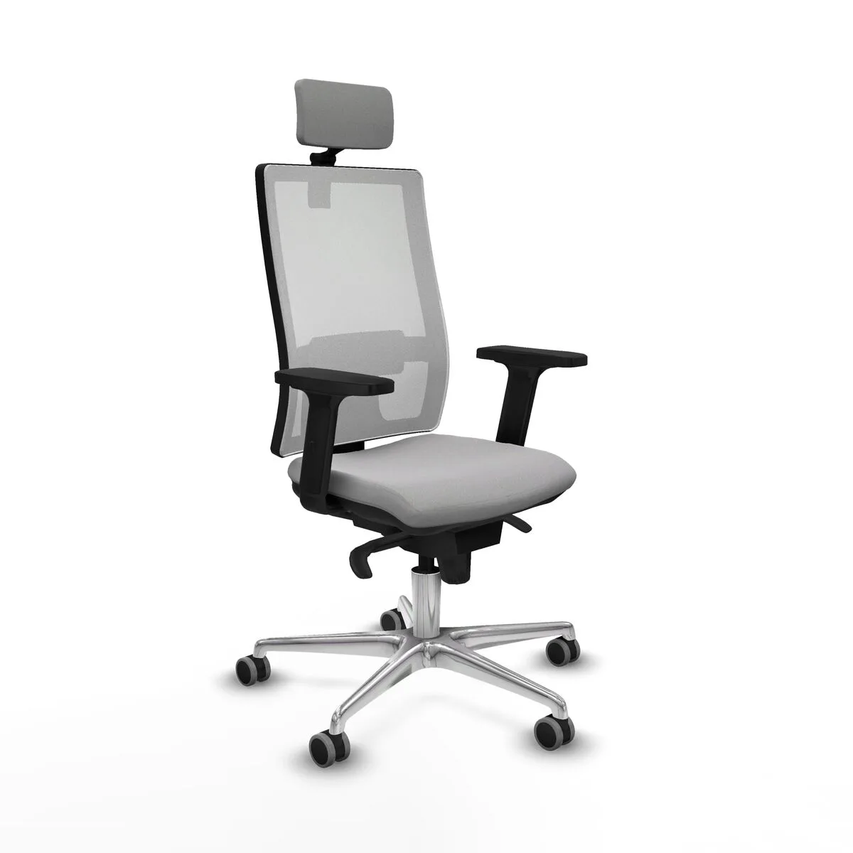 SILLA DE OFICINA PIQUERAS Y CRESPO 2D086G2 GRIS CLARO