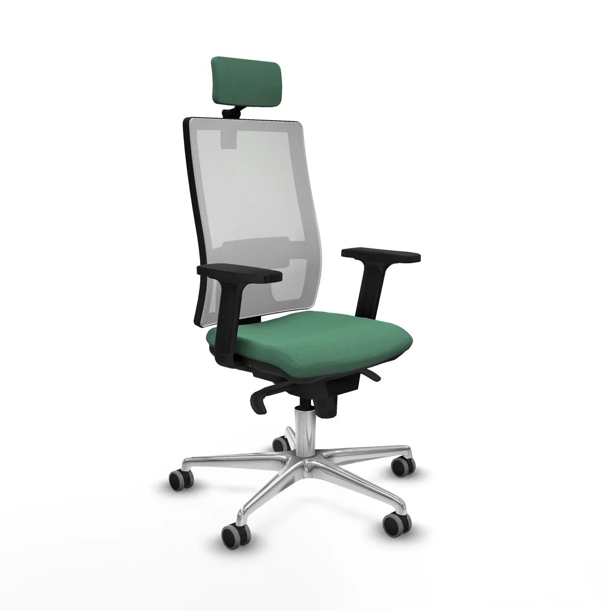 SILLA DE OFICINA PIQUERAS Y CRESPO 2D086G2 VERDE ESMERALDA