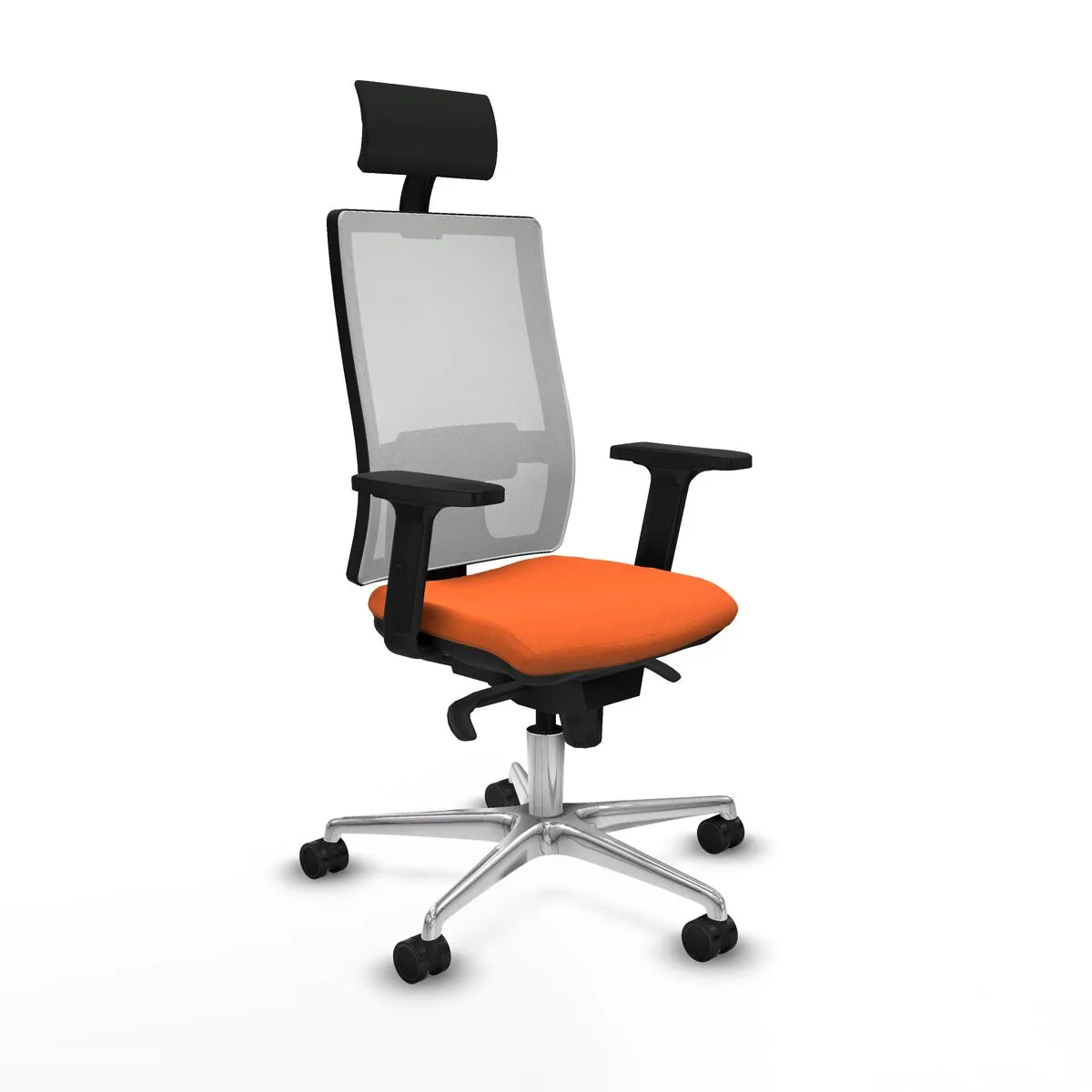 SILLA DE OFICINA PIQUERAS Y CRESPO 2D086N1 NARANJA