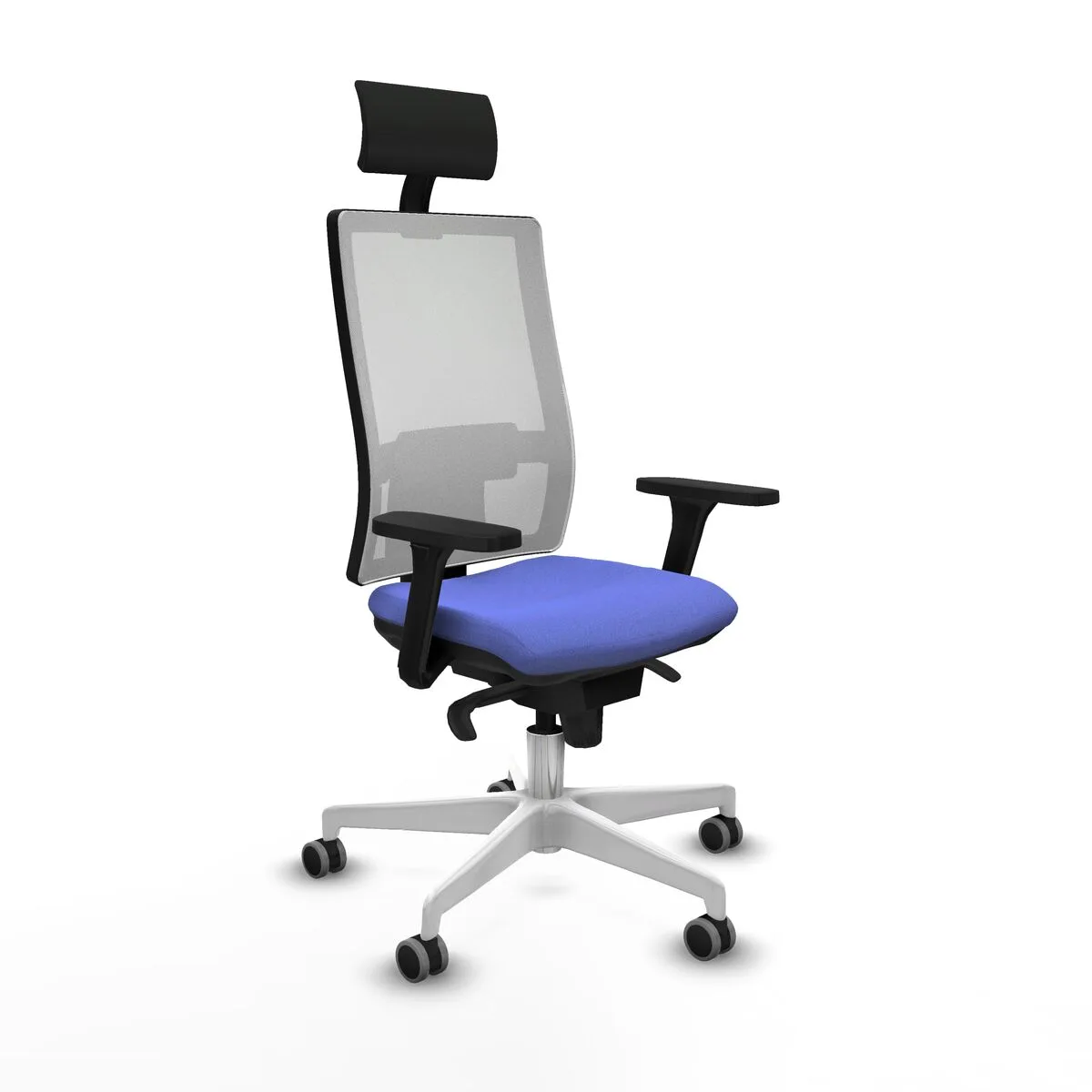 SILLA DE OFICINA PIQUERAS Y CRESPO 3D026G1 AZUL CLARO
