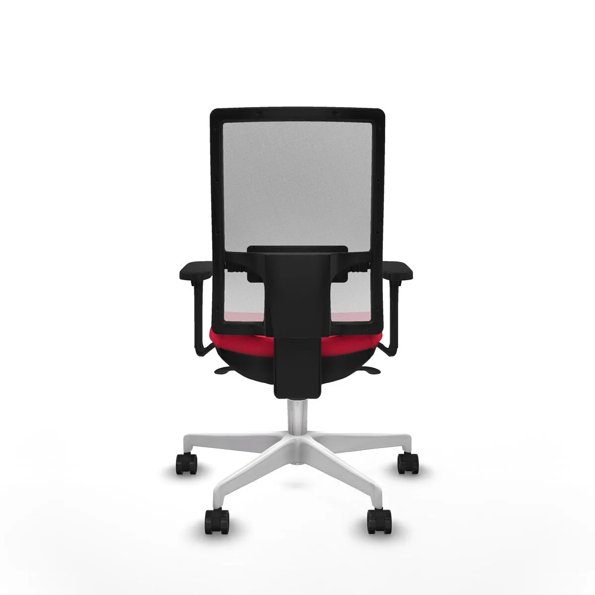 SILLA DE OFICINA PIQUERAS Y CRESPO 3D026N0 ROJO