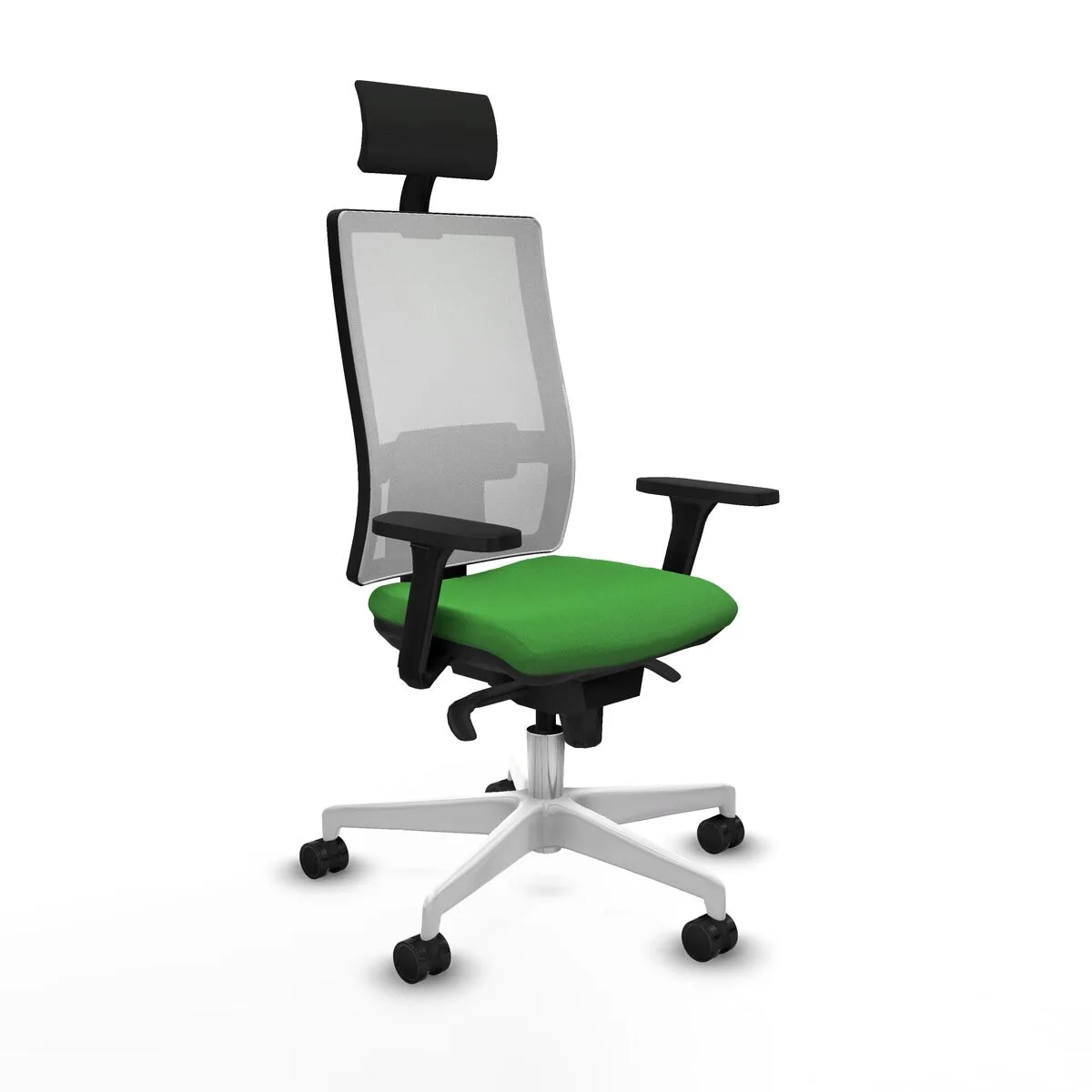 SILLA DE OFICINA PIQUERAS Y CRESPO 3D026N1 VERDE
