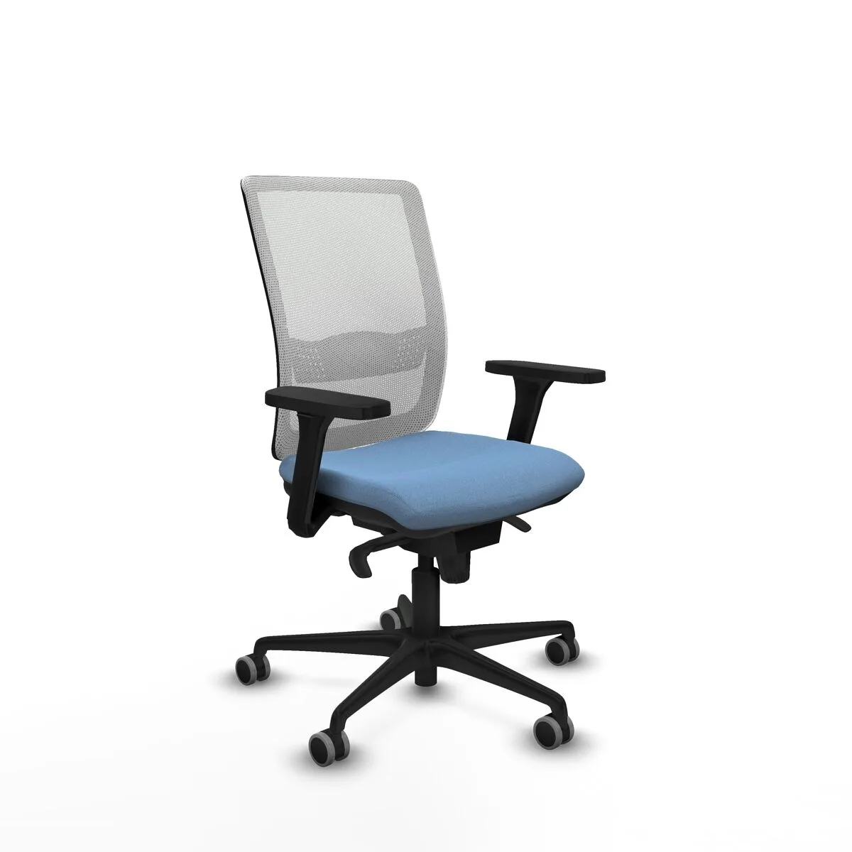 SILLA DE OFICINA PIQUERAS Y CRESPO 3D036G0 AZUL CIELO