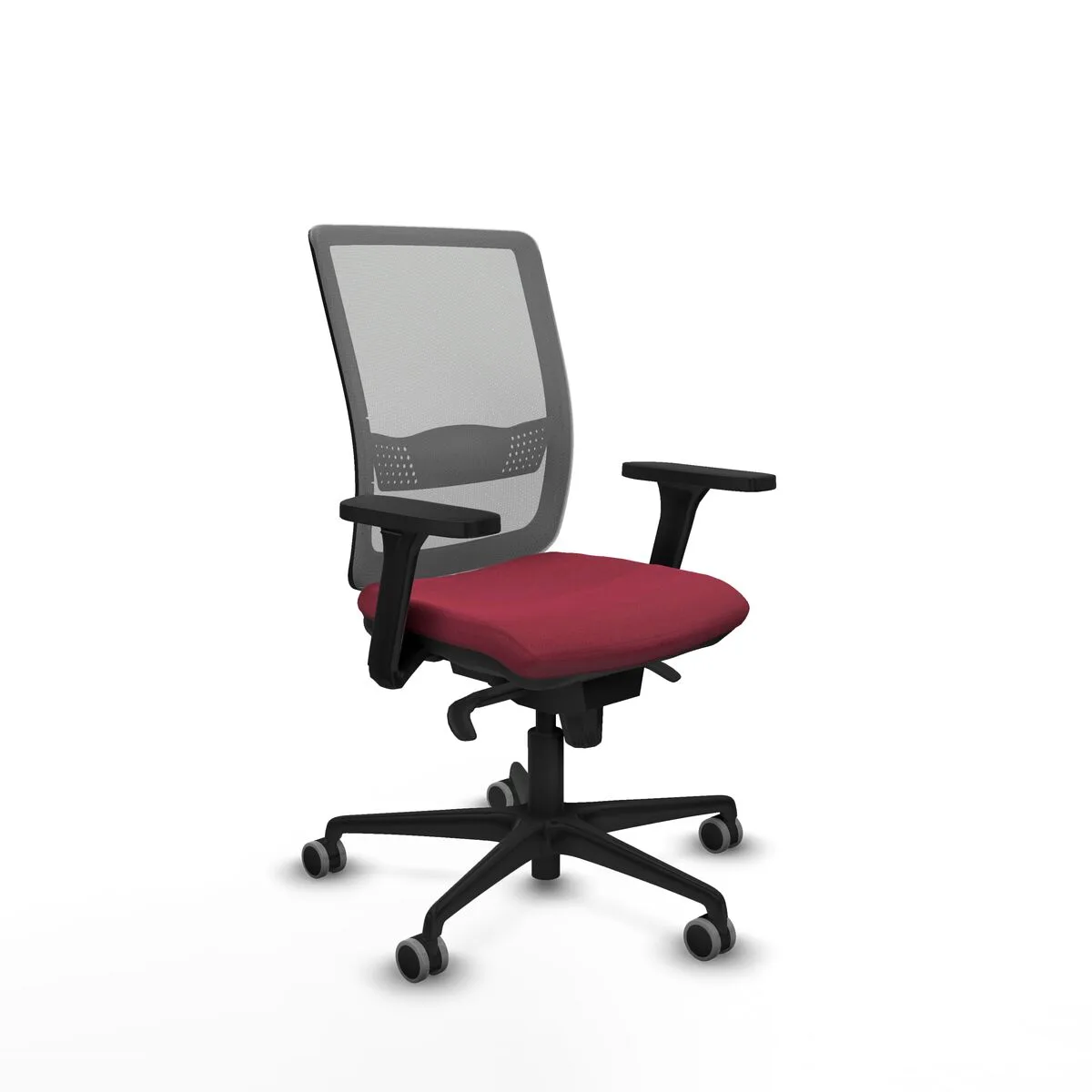 SILLA DE OFICINA PIQUERAS Y CRESPO 3D036G0 GRANATE