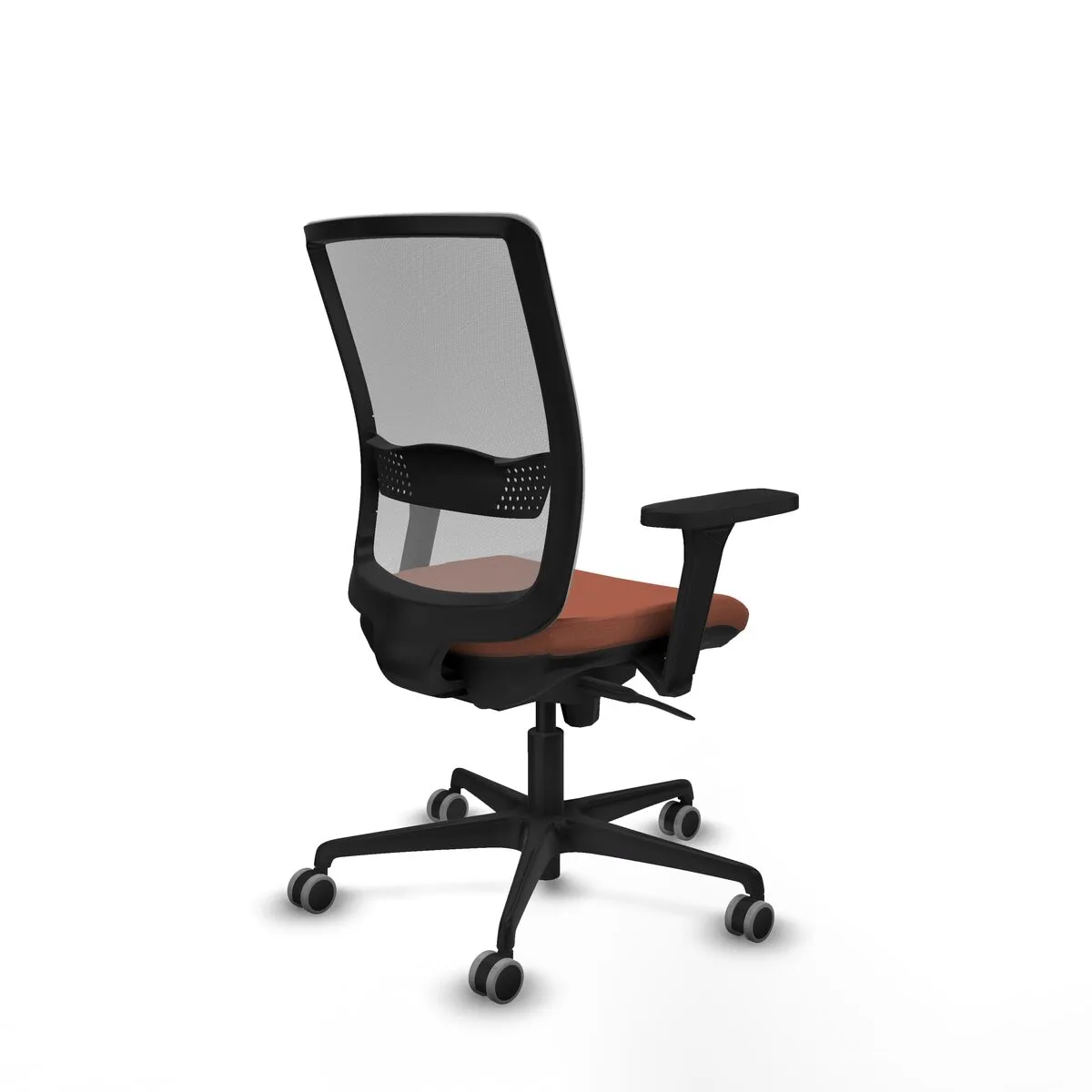 SILLA DE OFICINA PIQUERAS Y CRESPO 3D036G0 MARRÓN GRIS