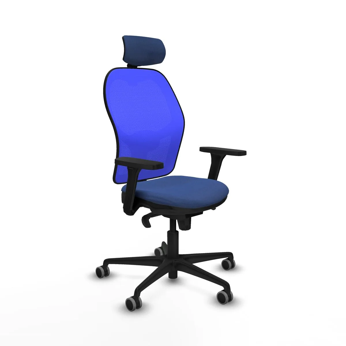 SILLA DE OFICINA PIQUERAS Y CRESPO 3D036G2 AZUL MARINO