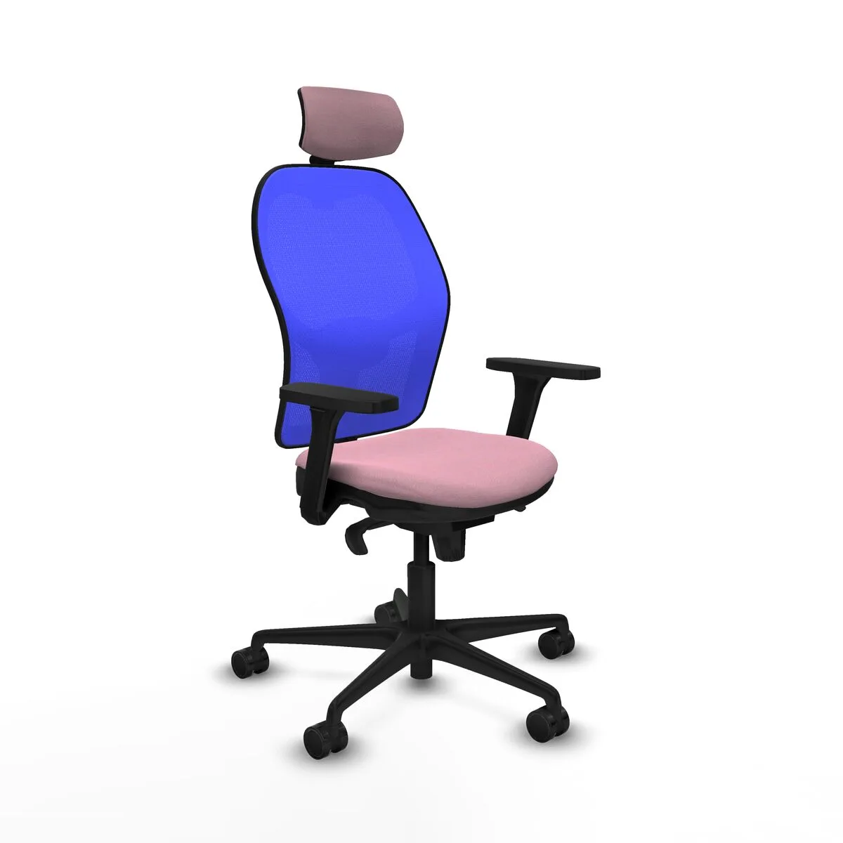 SILLA DE OFICINA PIQUERAS Y CRESPO 3D036N2 ROSA