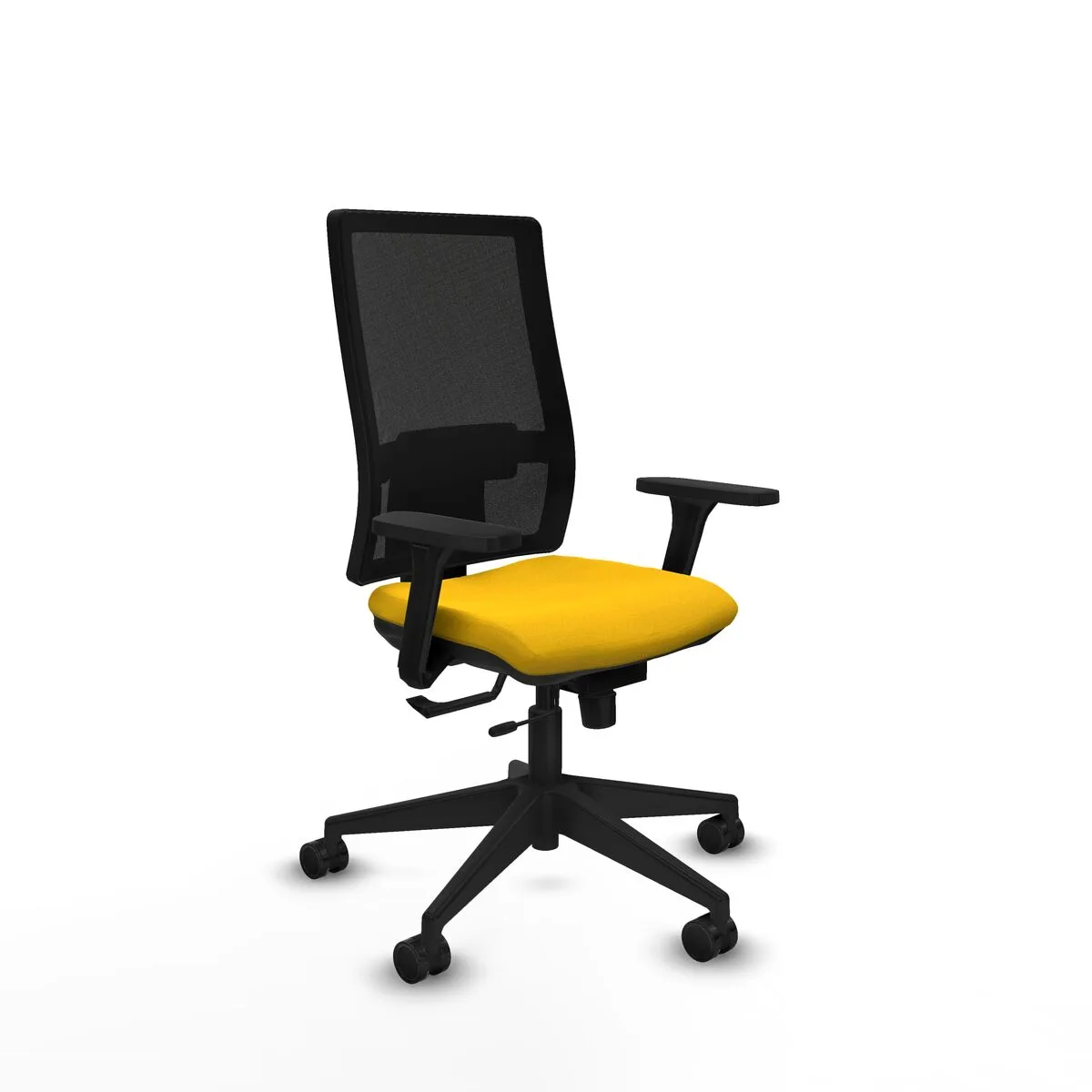 SILLA DE OFICINA PIQUERAS Y CRESPO 3D066N0 AMARILLO