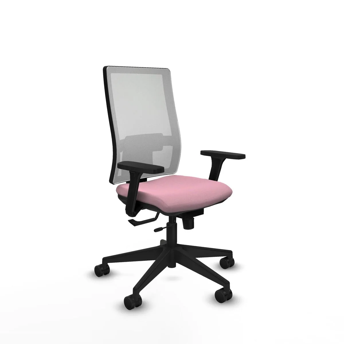 SILLA DE OFICINA PIQUERAS Y CRESPO 3D066N0 ROSA