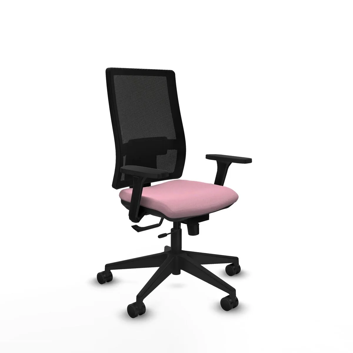 SILLA DE OFICINA PIQUERAS Y CRESPO 3D066N0 ROSA
