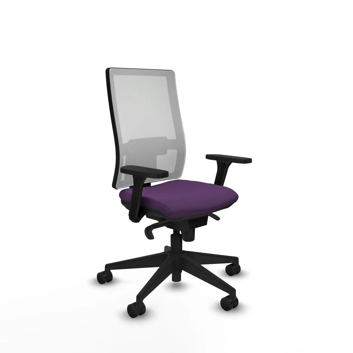 SILLA DE OFICINA PIQUERAS Y CRESPO 3D066N0 MORADO