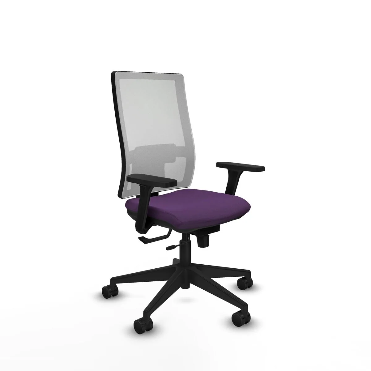 SILLA DE OFICINA PIQUERAS Y CRESPO 3D066N0 MORADO
