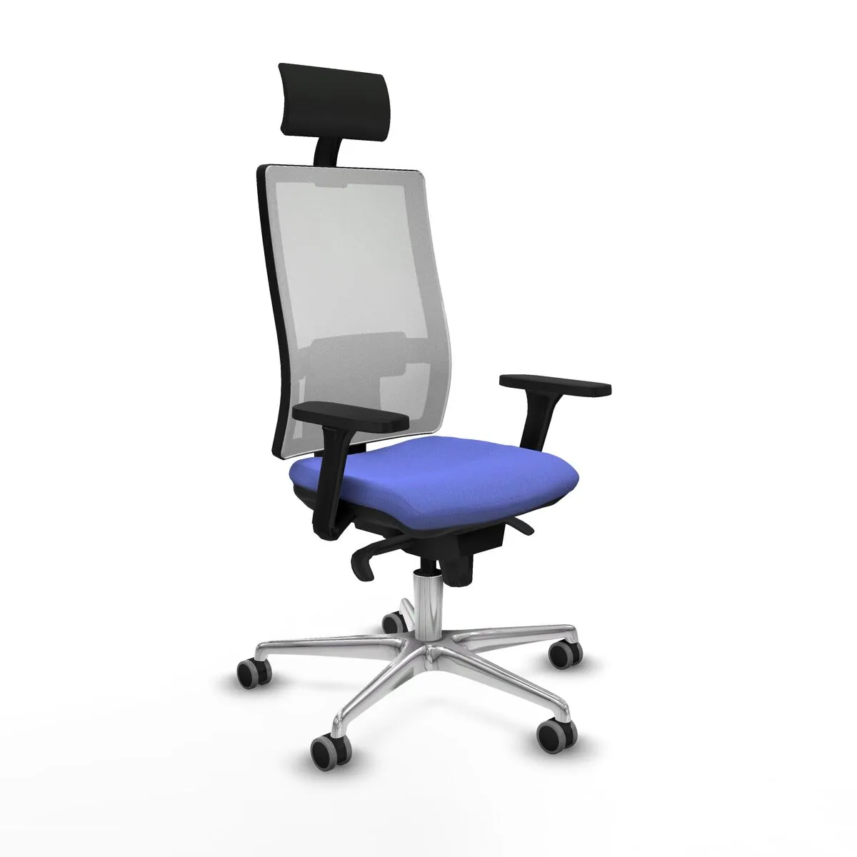 SILLA DE OFICINA PIQUERAS Y CRESPO 3D086G1 AZUL CLARO