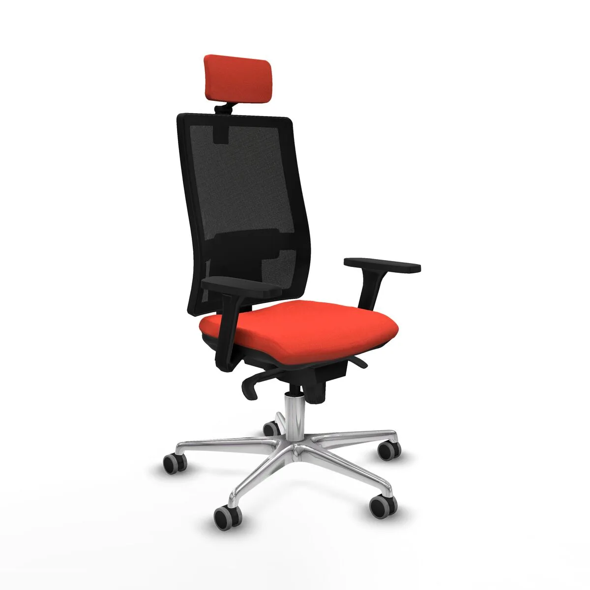 SILLA DE OFICINA PIQUERAS Y CRESPO 3D086G2 NARANJA OSCURO