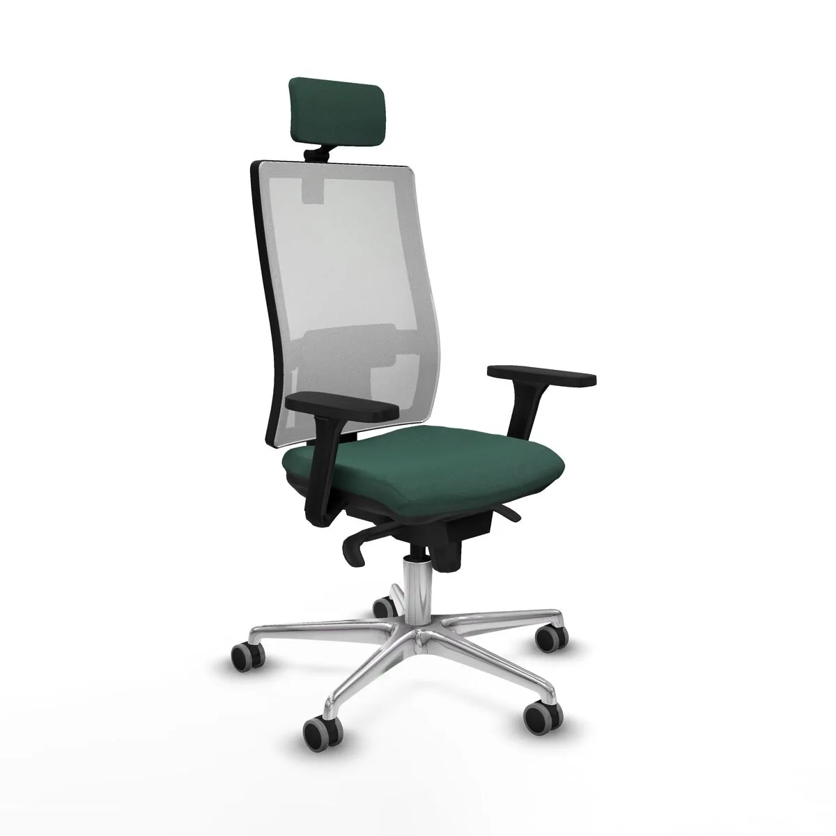 SILLA DE OFICINA PIQUERAS Y CRESPO 3D086G2 VERDE