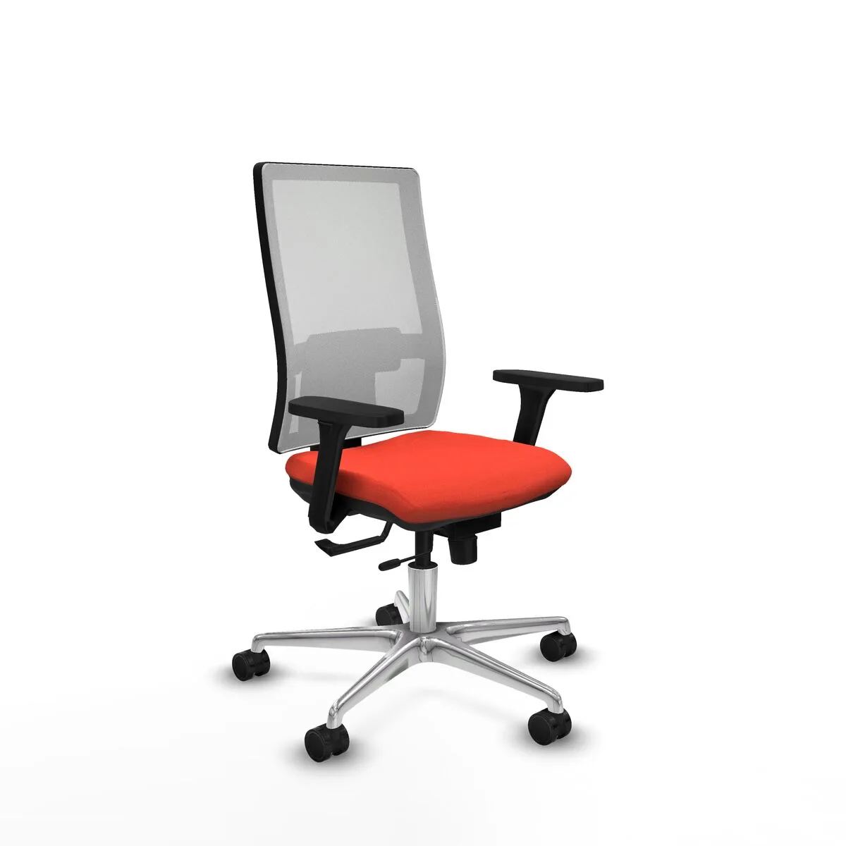 SILLA DE OFICINA PIQUERAS Y CRESPO 3D086N0 NARANJA OSCURO