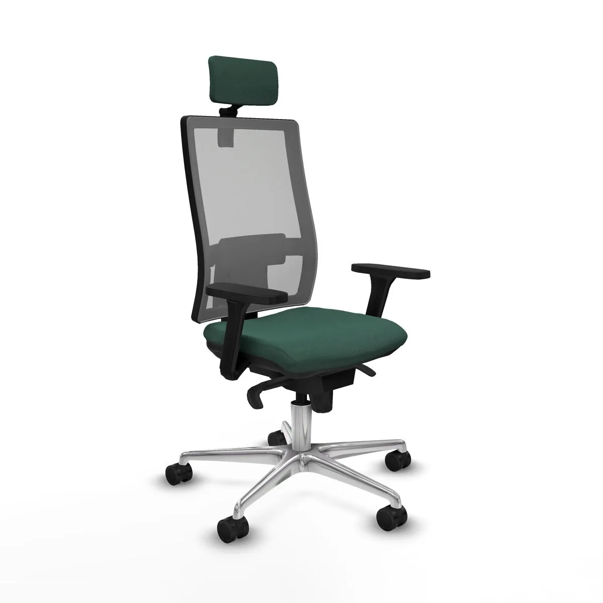SILLA DE OFICINA PIQUERAS Y CRESPO 3D086N2 VERDE