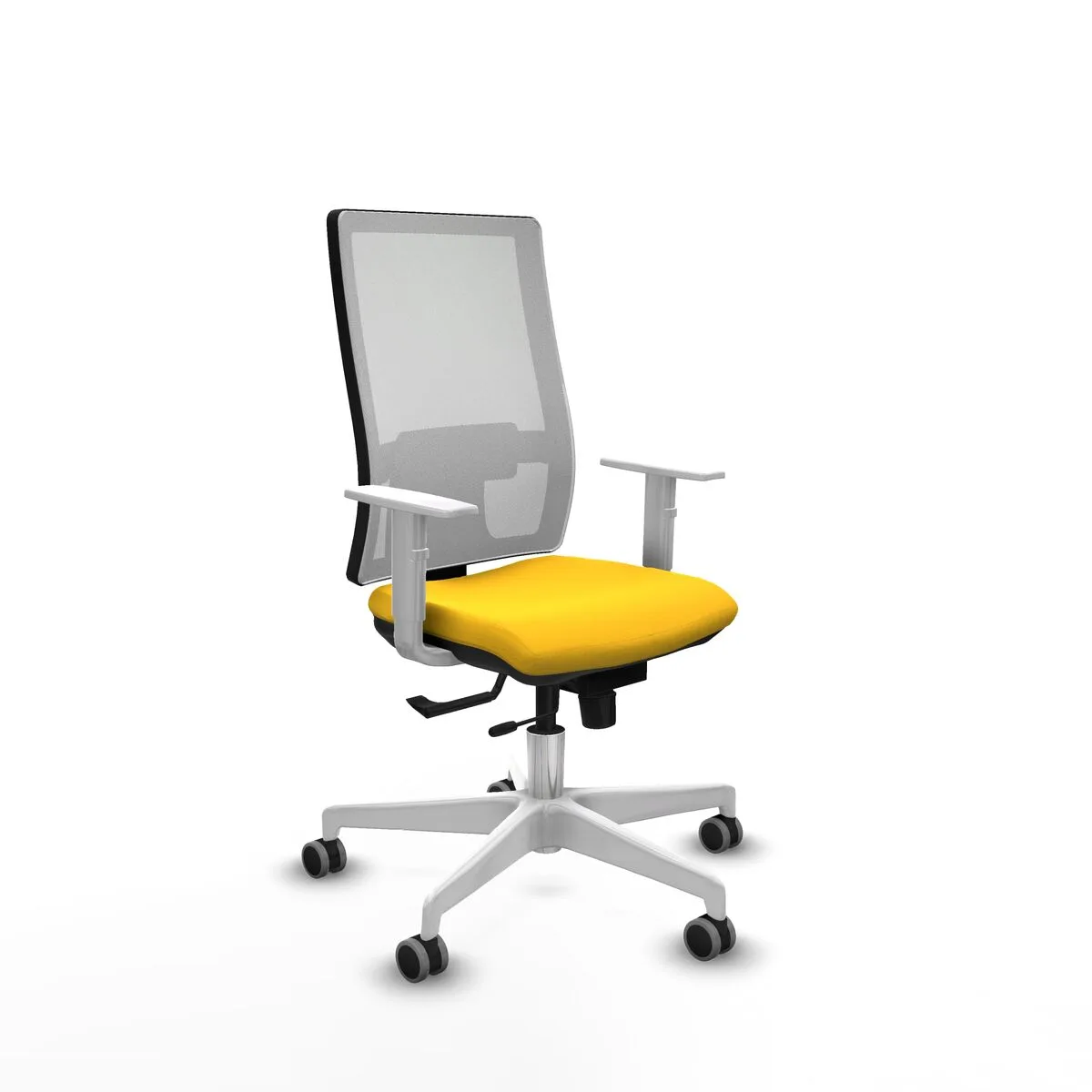 SILLA DE OFICINA PIQUERAS Y CRESPO 4B026G0 AMARILLO