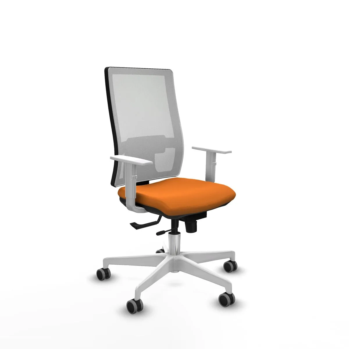 SILLA DE OFICINA PIQUERAS Y CRESPO 4B026G0 NARANJA