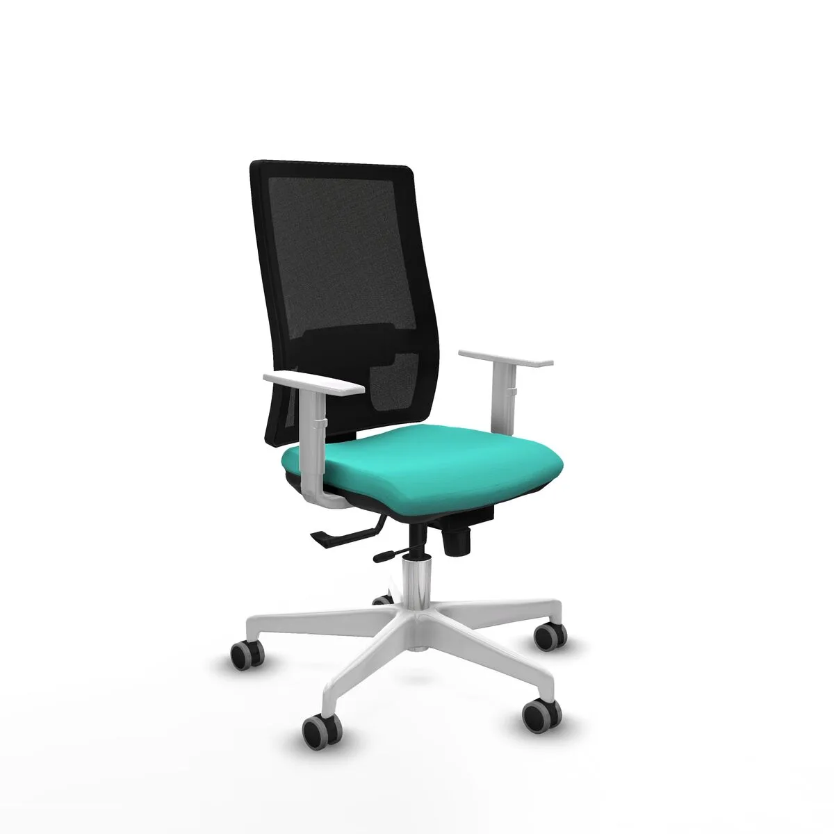 SILLA DE OFICINA PIQUERAS Y CRESPO 4B026G0 TURQUESA