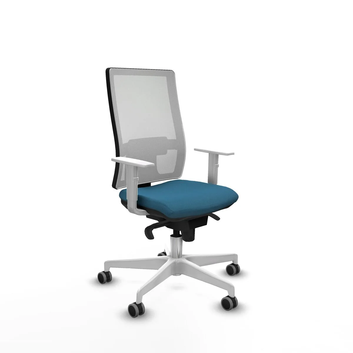 SILLA DE OFICINA PIQUERAS Y CRESPO 4B026G0 VERDE PETRÓLEO