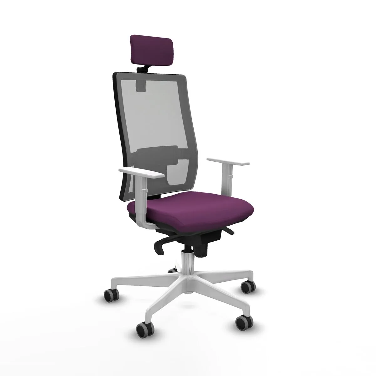 SILLA DE OFICINA PIQUERAS Y CRESPO 4B026G2 MORADO
