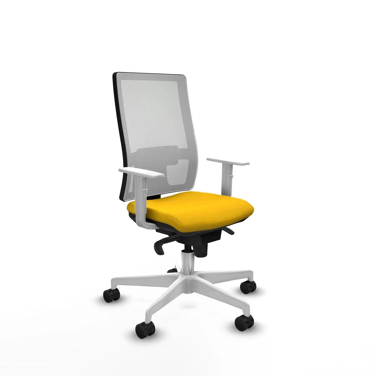 SILLA DE OFICINA PIQUERAS Y CRESPO 4B026N0 AMARILLO