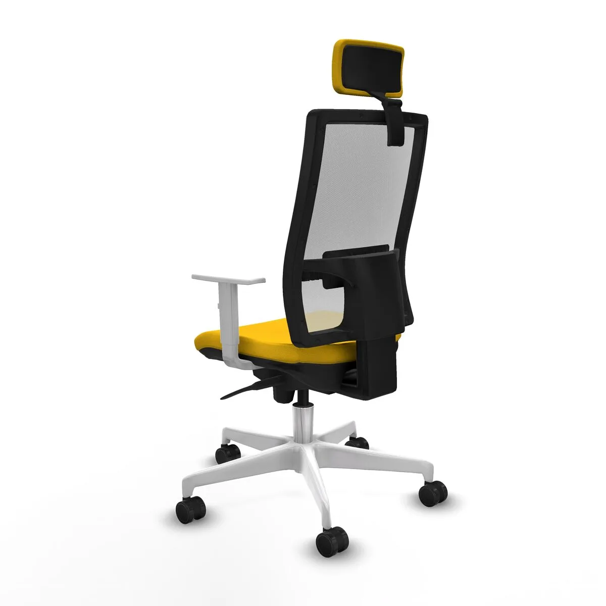 SILLA DE OFICINA PIQUERAS Y CRESPO 4B026N2 AMARILLO