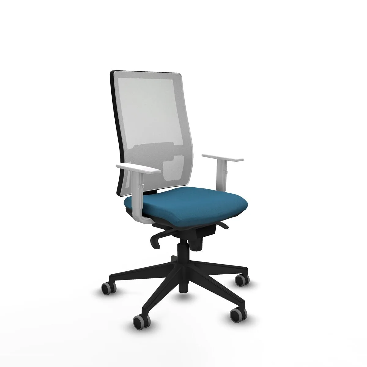 SILLA DE OFICINA PIQUERAS Y CRESPO 4B066G0 VERDE PETRÓLEO