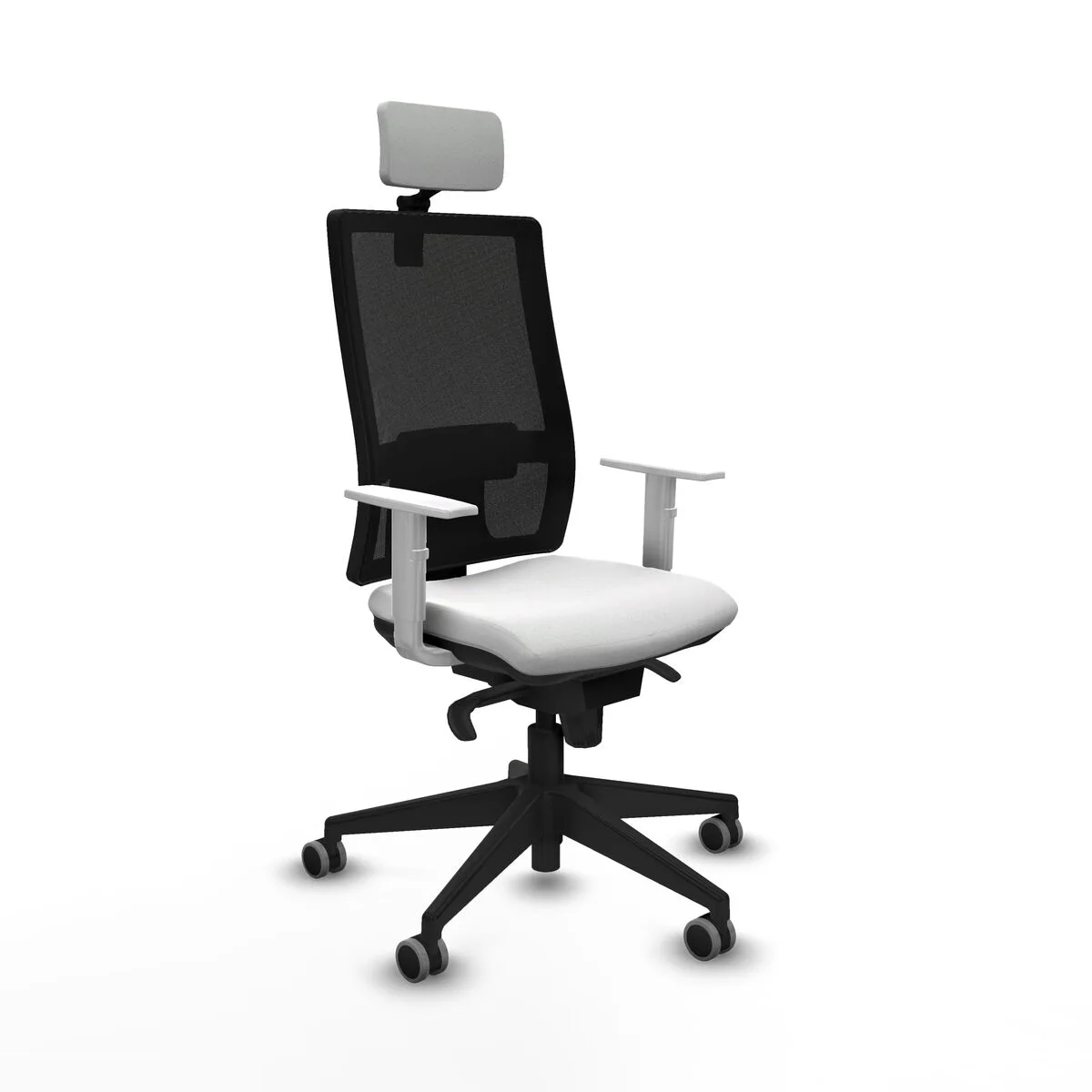 SILLA DE OFICINA PIQUERAS Y CRESPO 4B066G2 BLANCO