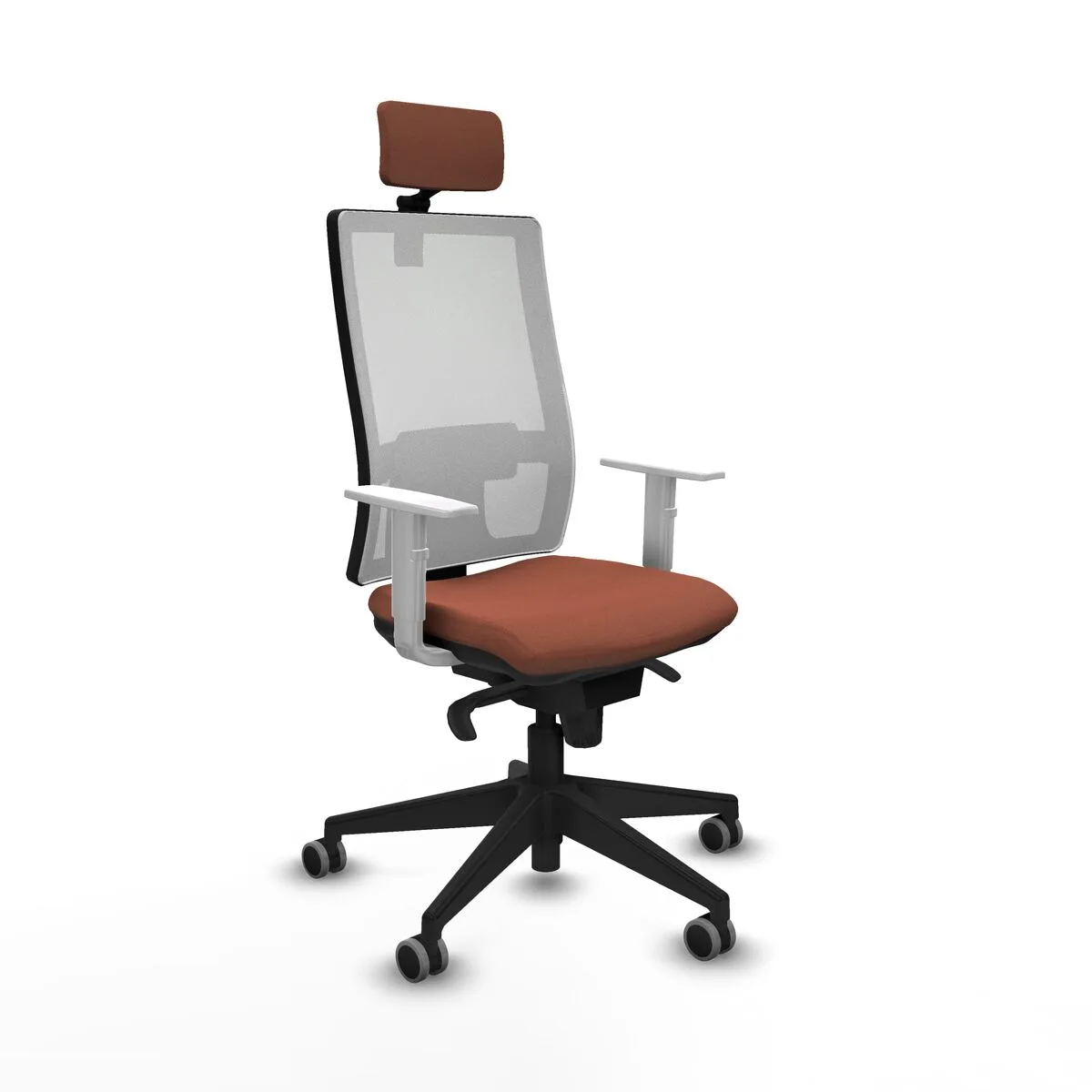 SILLA DE OFICINA PIQUERAS Y CRESPO 4B066G2 MARRÓN