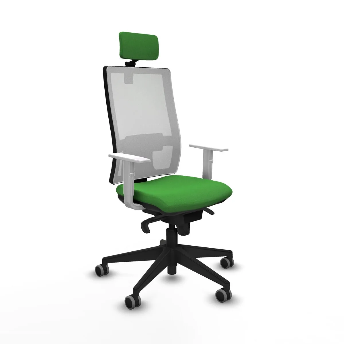 SILLA DE OFICINA PIQUERAS Y CRESPO 4B066G2 VERDE
