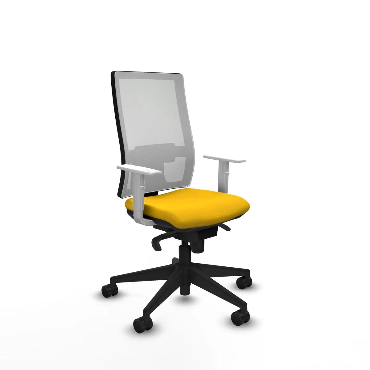 SILLA DE OFICINA PIQUERAS Y CRESPO 4B066N0 AMARILLO