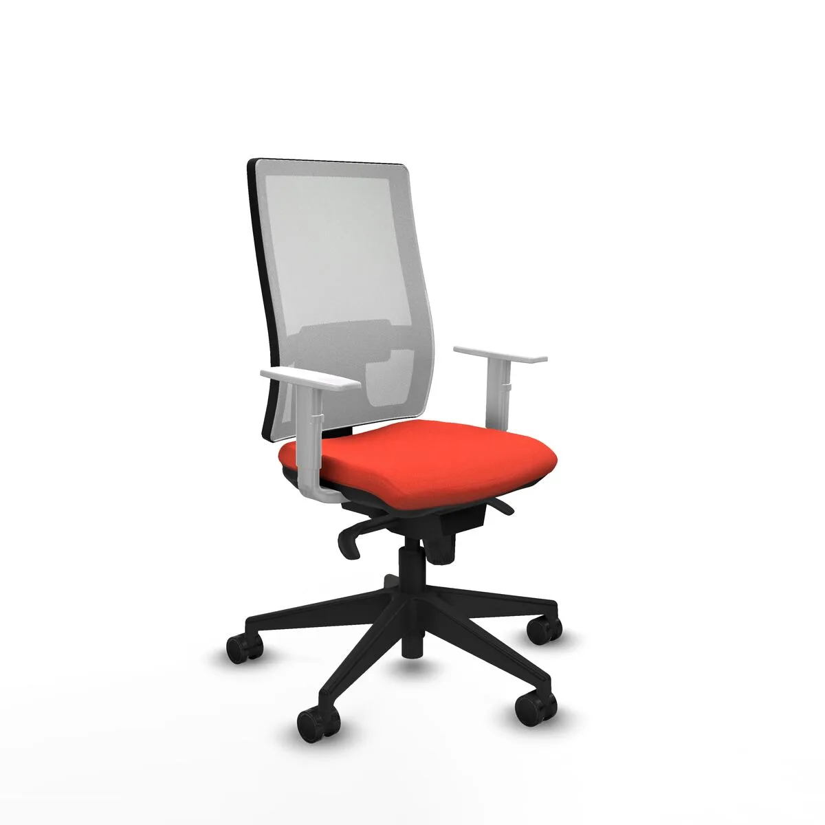SILLA DE OFICINA PIQUERAS Y CRESPO 4B066N0 NARANJA OSCURO