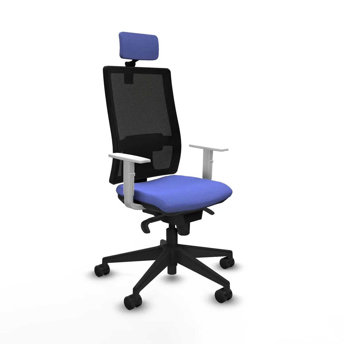 SILLA DE OFICINA PIQUERAS Y CRESPO 4B066N2 AZUL CLARO