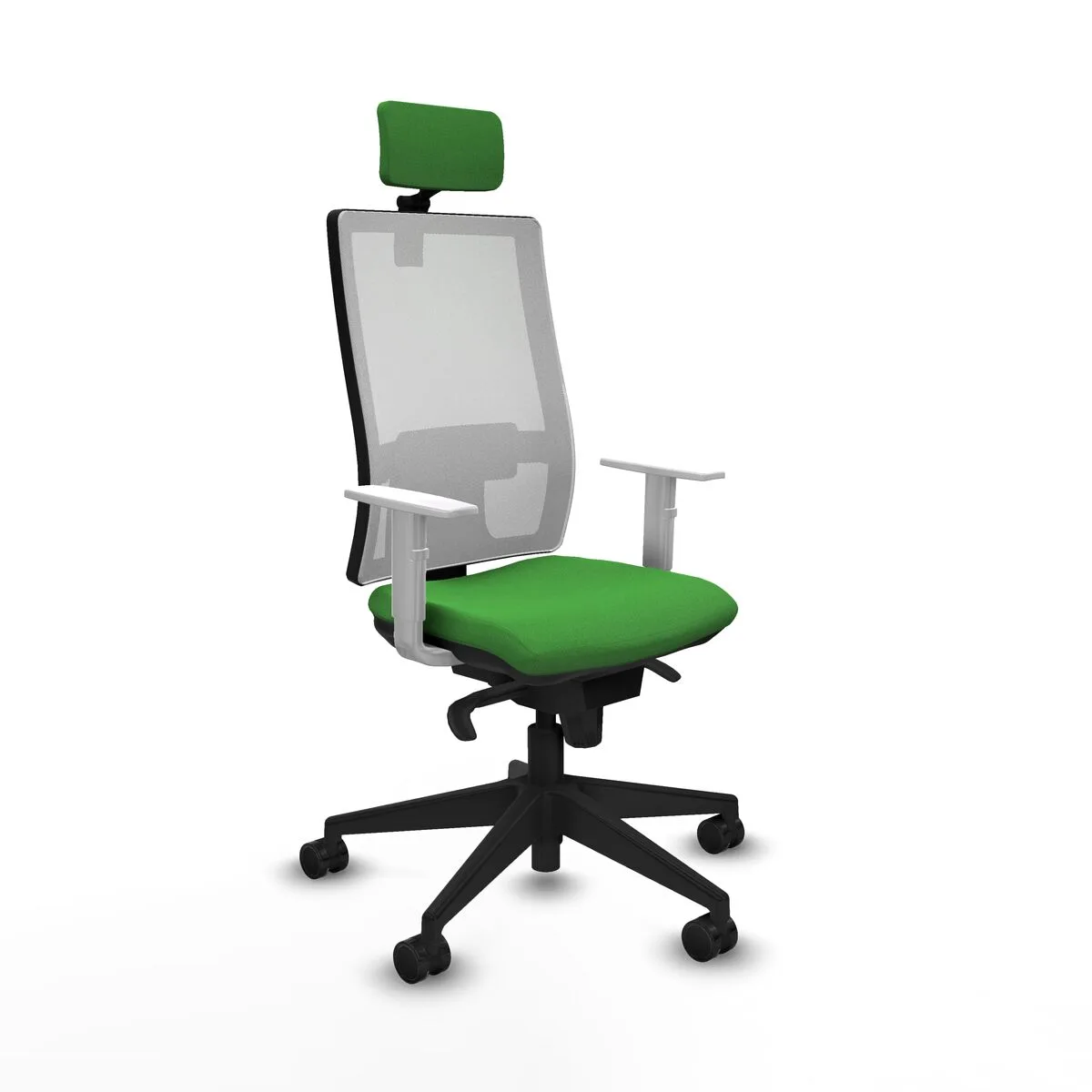 SILLA DE OFICINA PIQUERAS Y CRESPO 4B066N2 VERDE