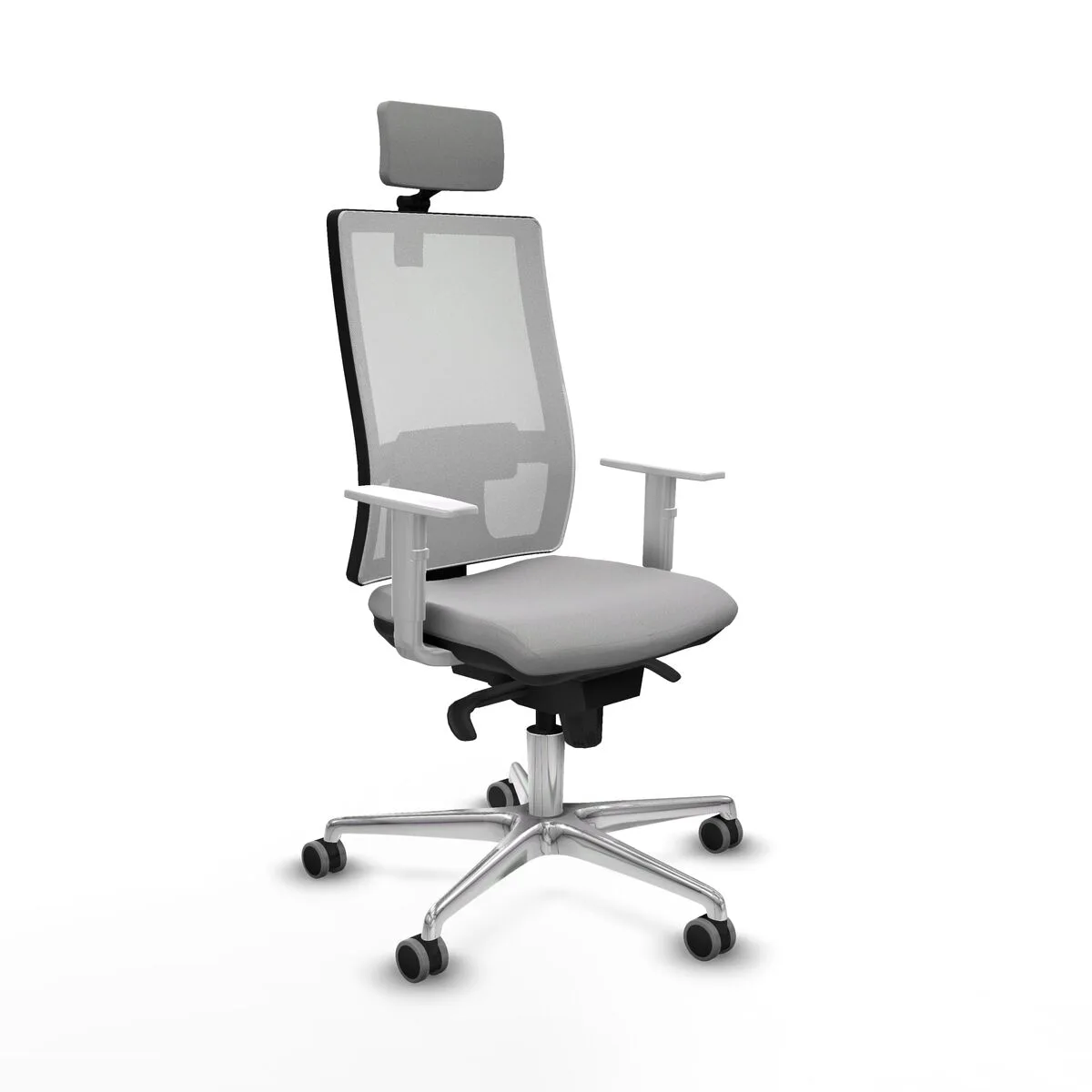 SILLA DE OFICINA PIQUERAS Y CRESPO 4B086G2 GRIS CLARO