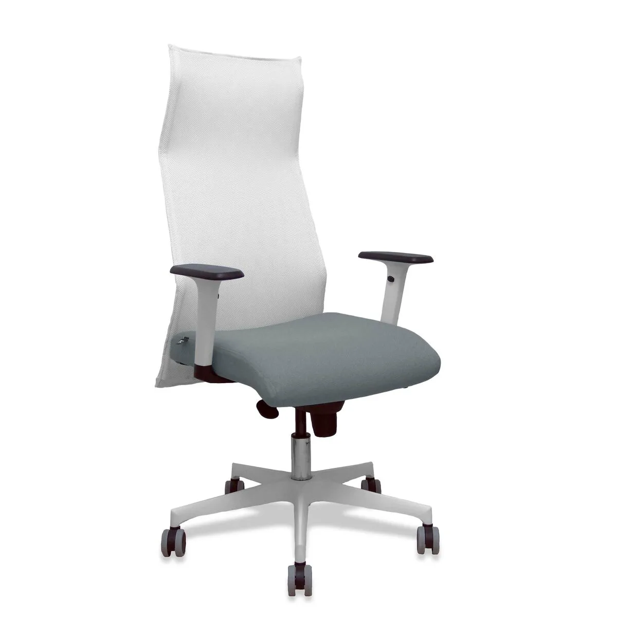 SILLA DE OFICINA PIQUERAS Y CRESPO 54BR65G BLANCO GRIS