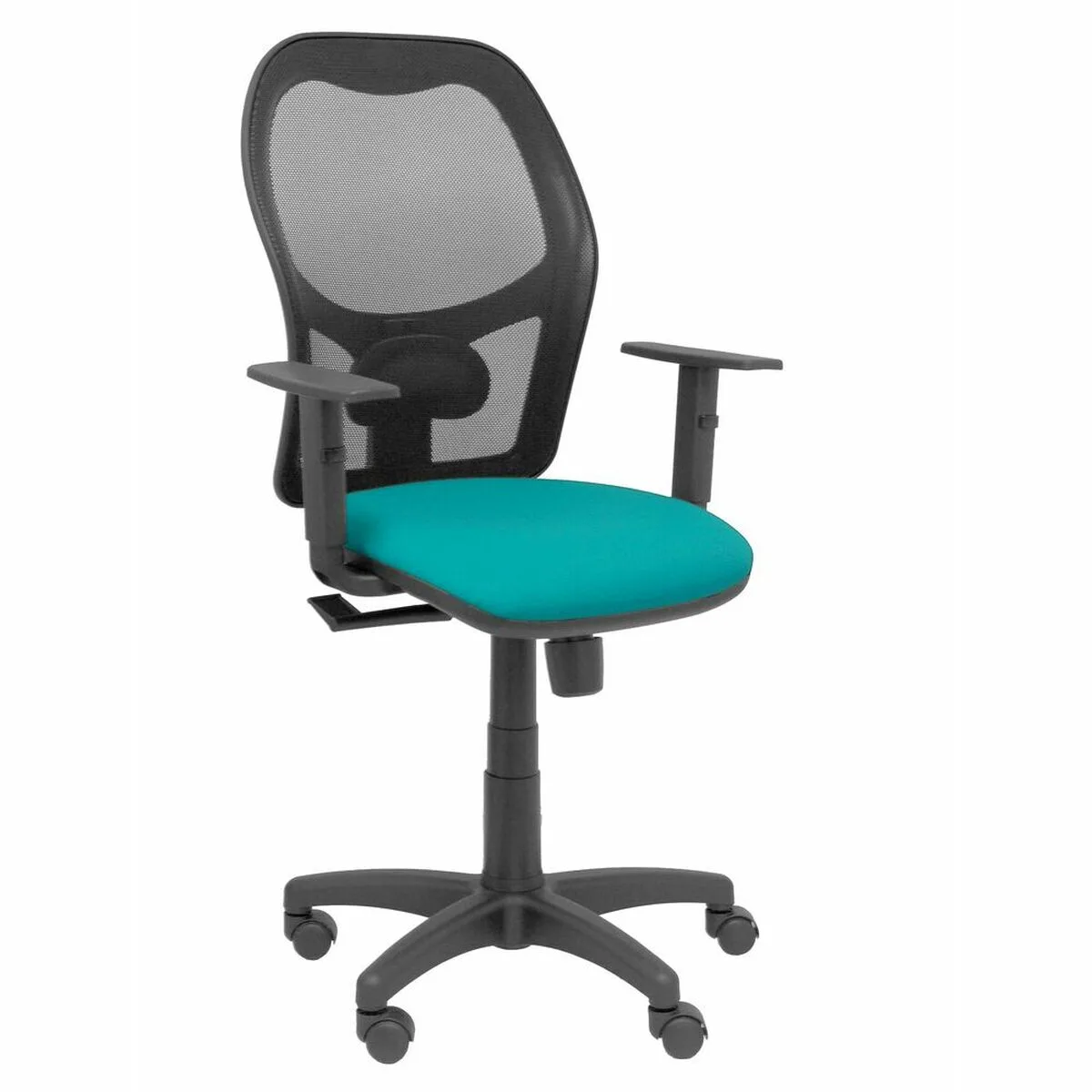 SILLA DE OFICINA PIQUERAS Y CRESPO 9B10CRN TURQUESA CON REPOSABRAZOS